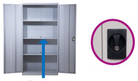 Armario Para Oficina Gris Steelfile 16"x36"x73"