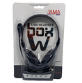 Audifonos USB Con Micrófono y Control de Volumen Jama Tech HS2050BK
