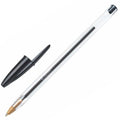 Caja de Boligrafo BIC Clasico Cristal Negro 12/1