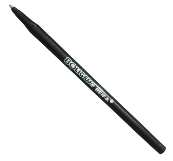 Boligrafo Kilometrico Beifa Negro 12/1
