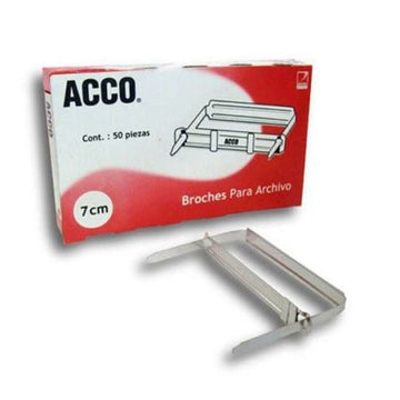 Caja de ganchos Acco 7 cm