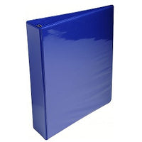 Carpeta 3 argollas con plástico frontal azul 1/2"