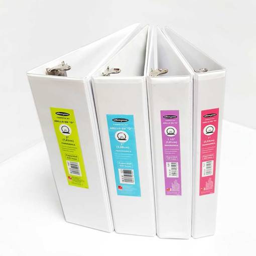 Pack 5 Archivadores A4 Leitz 80 Mm | Cartón Con Plástico Y Mecanismo De Palanca | Hasta 600 Hojas