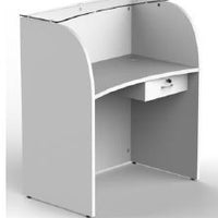 Counter Recto Formcase Blanco 24"x39"x45"