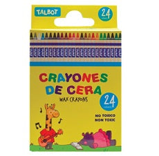 Caja de Crayola 24/1 - Talbot