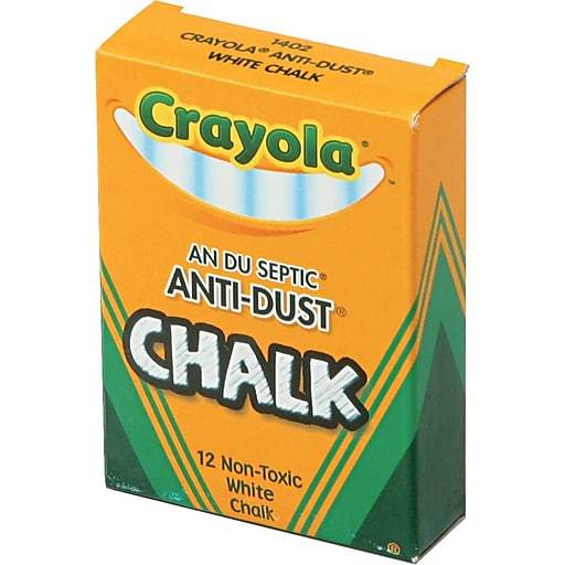 Crayola Tiza Blanca Antipolvo 12/1 (50-1402)