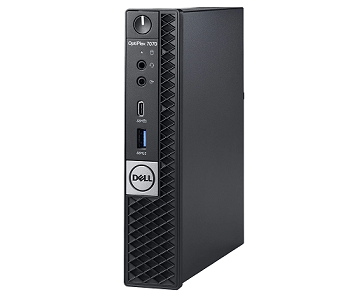 Computadora de escritorio Dell Optiplex 7070 MFF RF/intel Core i7 9na 2.0 GHZ, 8GB DDR4-2666 MHZ, 256GB PCIe M.2 NVMe SSD, WIN10 PRO