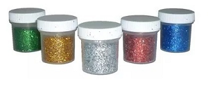 Escarcha Pote Mediano de Colores Surtidos 12/1