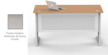 Escritorio Modular Metal Haya-Milano 28"x48"x29"