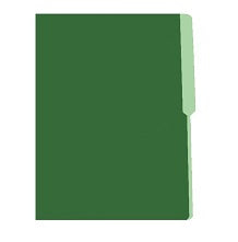 Caja de Folder de Color Verde Pino 8½x11 100/1 - Irasa