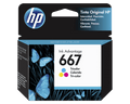 Cartucho de tinta HP 667 (3YM78AL) - Color