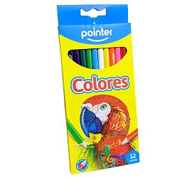 Caja de Lápices de Color Largos 12/1 - Pointer