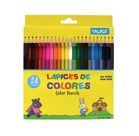 Caja de Lápices de Color Largos 24/1 - Talbot
