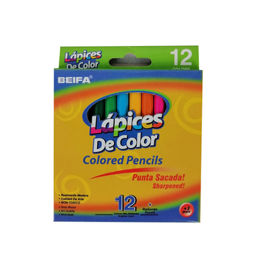 Caja de Lápices de Color Cortos 12/1 - Beifa