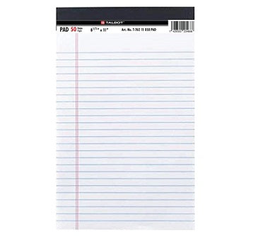 Libreta Rayada Blanca 8½x11