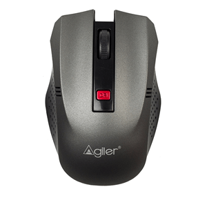 Mouse Inalámbrico Negro Agiler AGI-2095