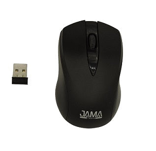 Mouse Inalámbrico Negro Jama Tech MS3050BK