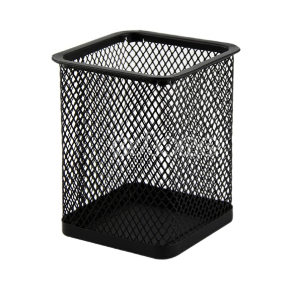 Porta Lápiz Cuadrado Metal-Negro