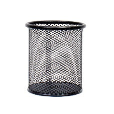 Porta Lápiz Redondo En Metal Negro - Talbot T-98099