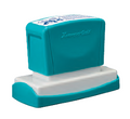 Sello Personalizado Estruct. X-Q18-AZ Azul Rectangular (22x69mm)