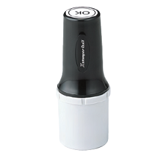 Sello Personalizado Estruct. X-QT16 Tinta Permanente Circular (14mm)