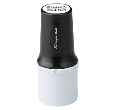 Sello Personalizado Estruct. X-QT20 Tinta Permanente Circular (18mm)