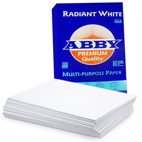 Resma de papel Abby 8½x11 - 500/1