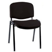 Silla de Visita ISO sin Brazos Negra
