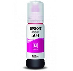 Botella de Tinta Epson 504 - T504320 AL - Magenta