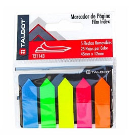 Notas Adhesivas (Post-it) Flechas (Post-it) 5/1 Talbot T-21143
