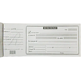 Talonario de Recibo Sin Copia