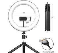 Trípode Portable para Celulares con Aro de Luz Universal - VL100
