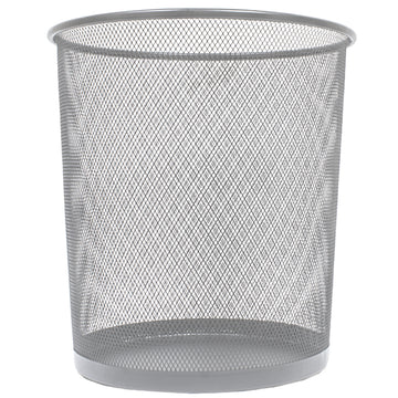 Zafacón Metálico 13" - Plateado