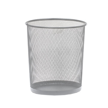 Zafacón Metálico 10" - Plateado